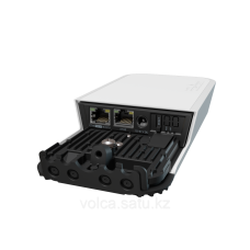 Точка доступа MikroTik wAP ac, 802,11b/g/n/ac, 2x10/100/1000, коэффициент усиления 2.5dBi, PoE 802.3at, Router