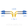 Патчкорд оптический прямой LC/UPC - LC/UPC, MM (многомод 50/125 (OM3)), Duplex, 5 метров