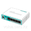 RB750r2 Маршрутизатор Mikrotik hEX lite RB750r2 (850 MHz, DRAM 64 MB, 5x10/100 FE)