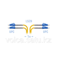 Патчкорд оптический прямой LC/UPC - LC/UPC, MM (многомод 50/125 (OM3)), Duplex, 1 метр