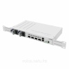 CRS504-4XQ-IN Cloud Router Switch, 1 порт 100Mbit Ethernet, 4 порта 100G QSFP28, RouterOS v7