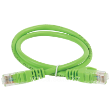 ITK Коммутационный шнур (патч-корд), кат.5Е UTP, 0,5м, зеленый шт