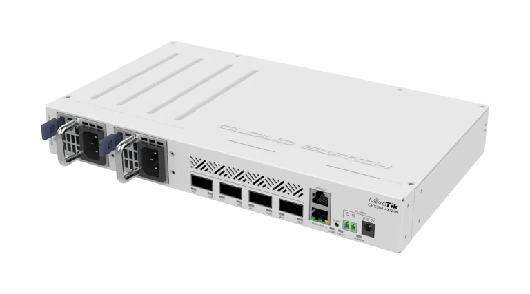 Коммутатор MikroTik CRS504-4XQ-IN — официальное фото MikroTik