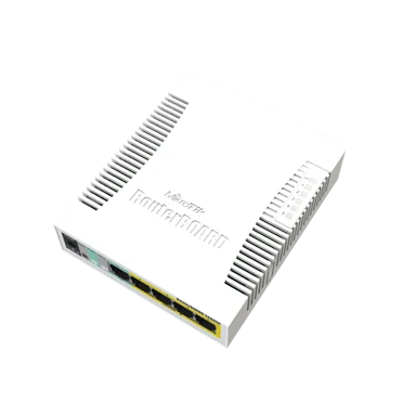 Коммутатор MikroTik CSS106-1G-4P-1S — официальное фото производителя