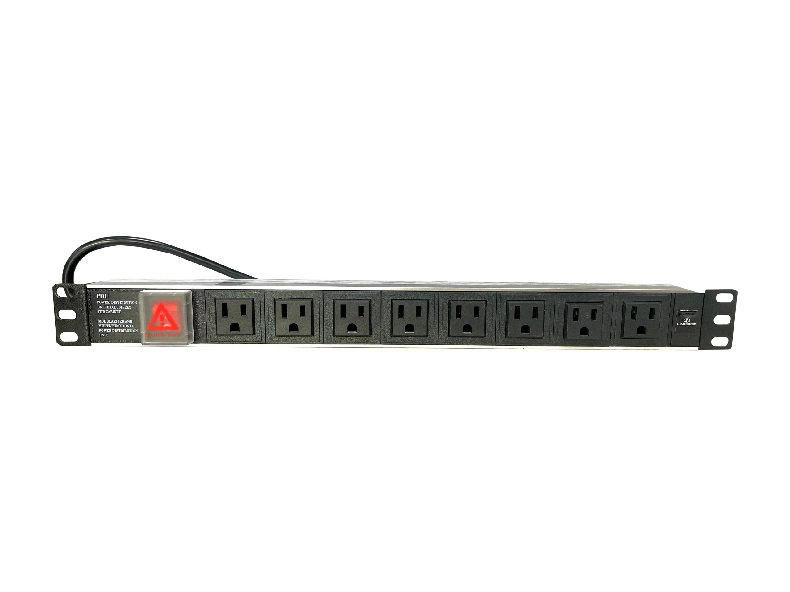 Блок розеток PDU LinkBasic CFU08-D-H1.5U-2.0