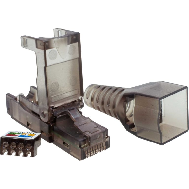Комплект неэкранированных коннекторов RJ-45 8P8C UTP Cat6, 10 штук